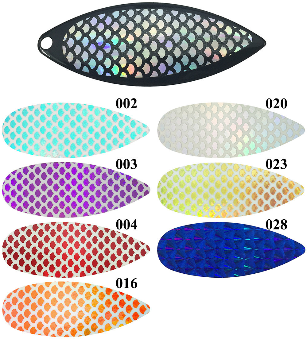  Lure Tape - Die Cut Holographic Scale Pattern