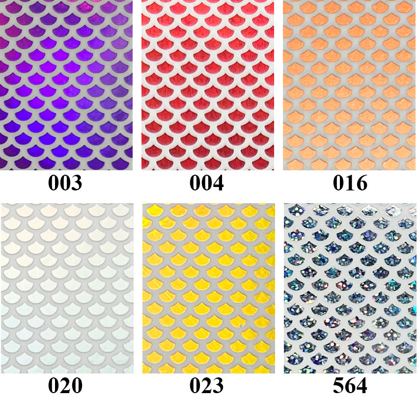  Lure Tape - Sheets Holographic Scale Pattern