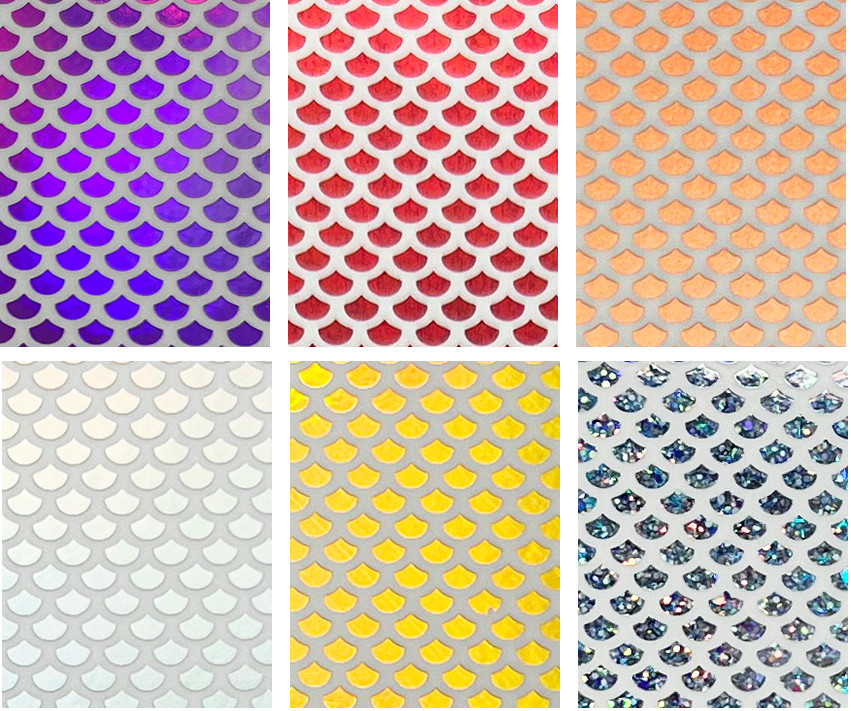  Lure Tape - Sheets Holographic Scale Pattern