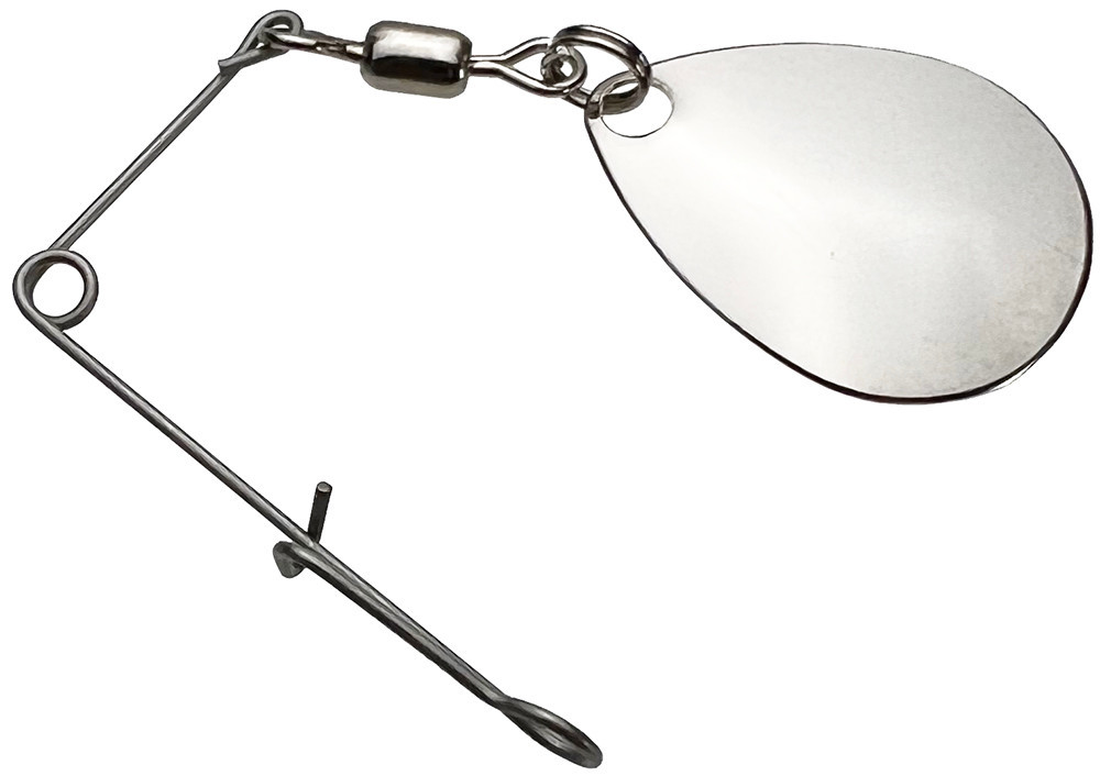 Jig Spinners - Smooth Nickel - Barlow's Tackle