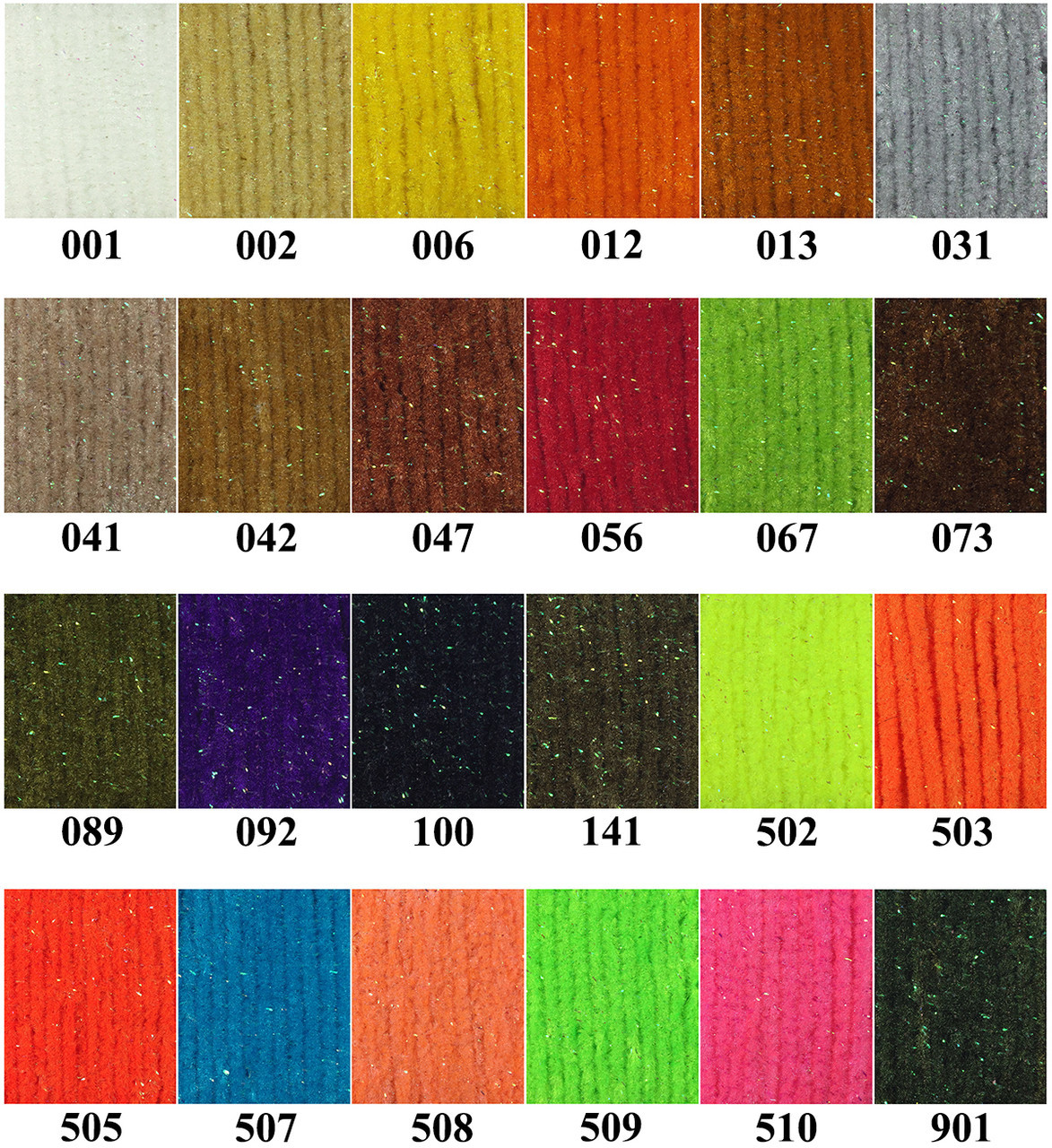  Chenille - Wooly Bugger Flash