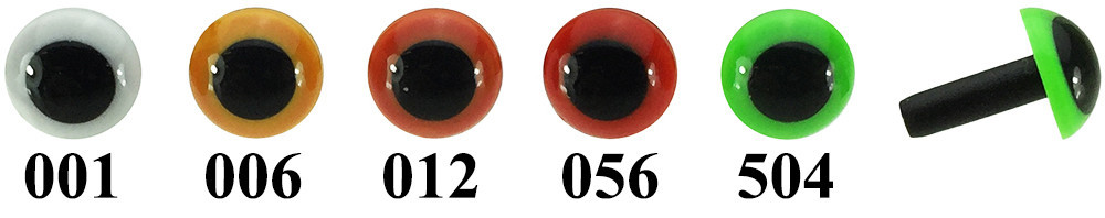 Solid Plastic Eyes