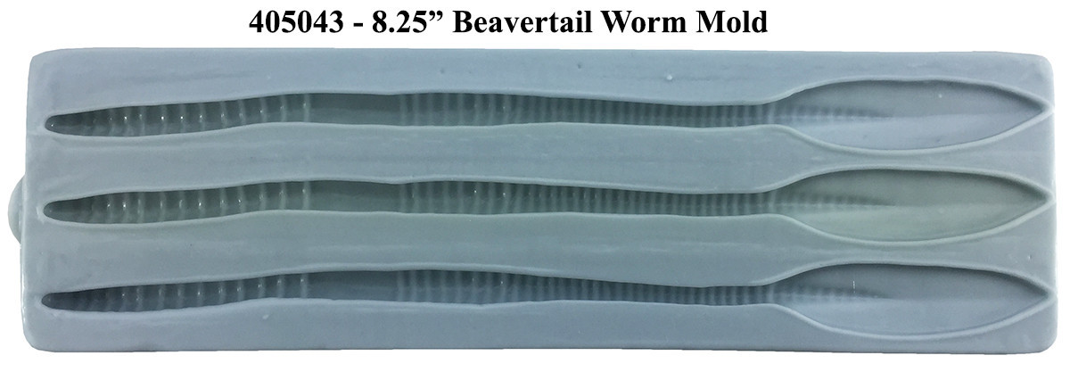 Barlows Beavertail Worm Molds
