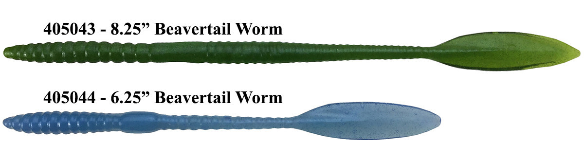 Barlows Beavertail Worm Molds