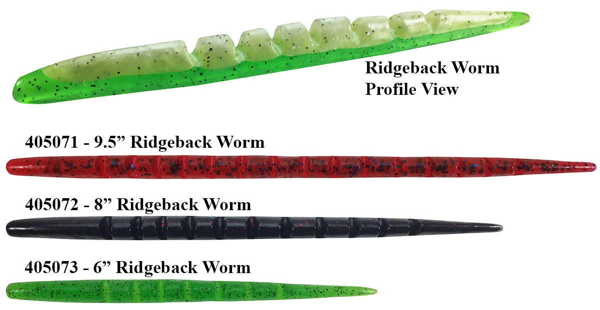 Barlows Ridgeback Worm Molds