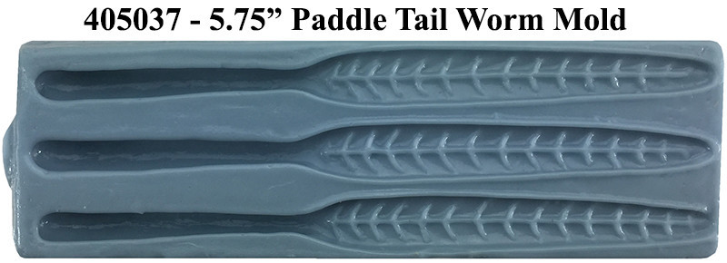 Barlows Paddle Tail Worm Molds