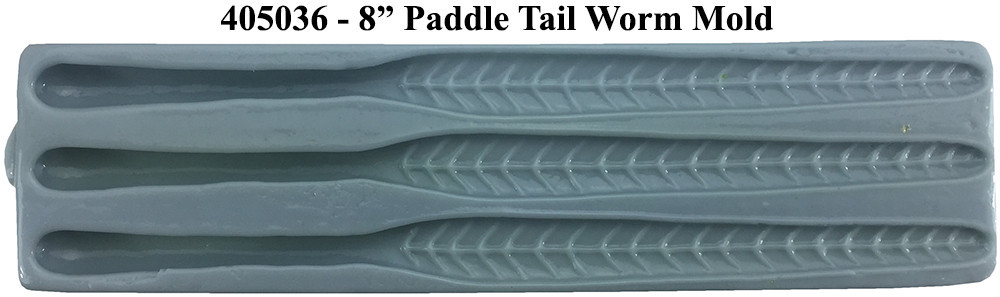 Barlows Paddle Tail Worm Molds