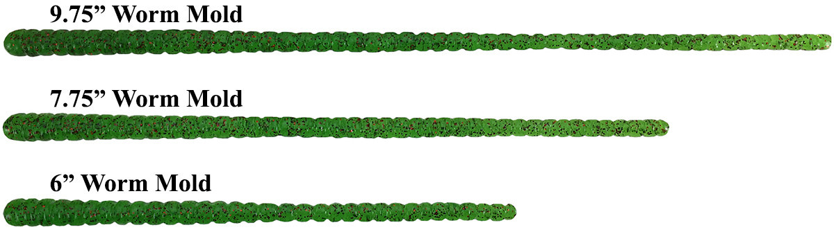 Barlows Pinch-Off Worm Molds Barlows Pinch-Off Worm Molds