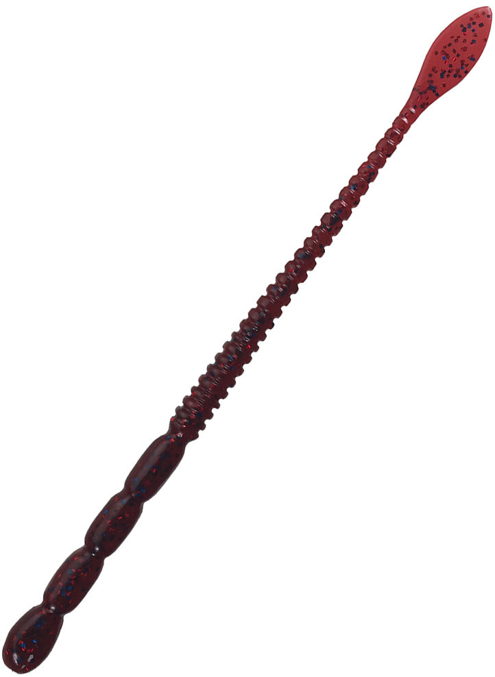 Barlows Knobby Flat Tail Worm Mold - 7.75"