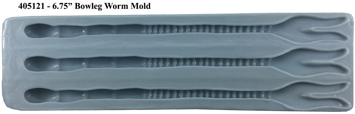 Barlows Knobby Bowleg Worm Molds