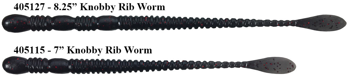 Barlows Knobby Rib Worm Molds