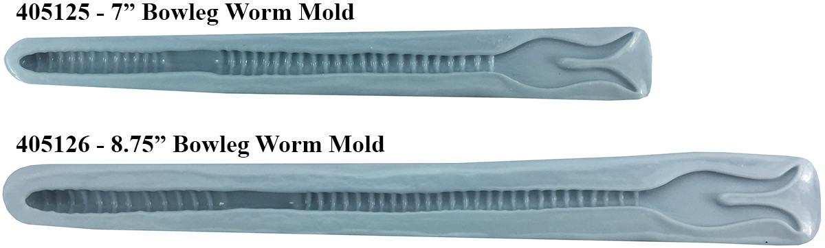Barlows Bowleg Worm Molds