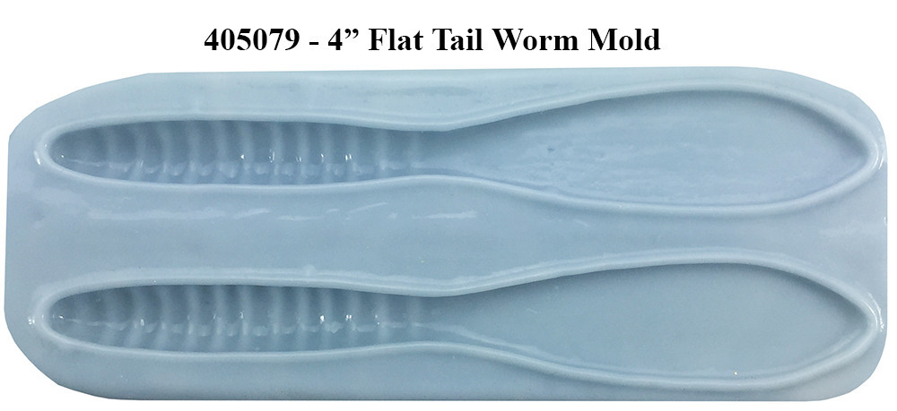 Barlows Flat Tail Worm Molds Barlows Flat Tail Worm Molds