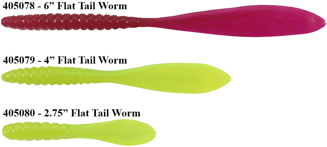 Barlows Flat Tail Worm Molds Barlows Flat Tail Worm Molds