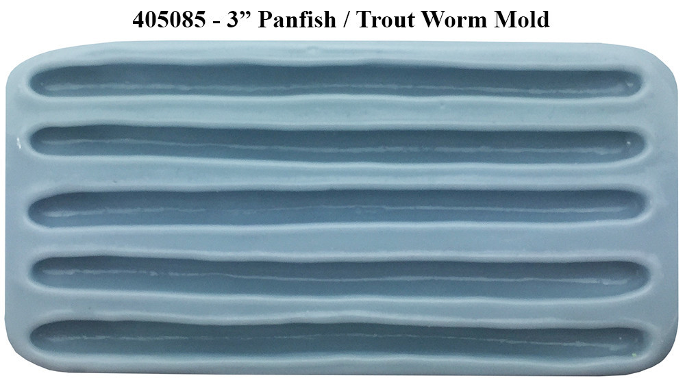 Barlows Panfish / Trout Worm Molds - 2", 3" and 4" Barlows Panfish / Trout Worm Molds - 2", 3" and 4"