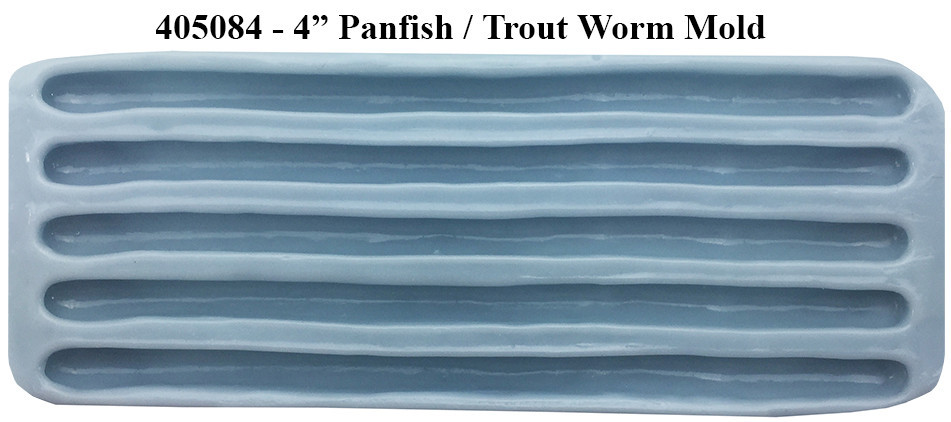 Barlows Panfish / Trout Worm Molds - 2", 3" and 4" Barlows Panfish / Trout Worm Molds - 2", 3" and 4"