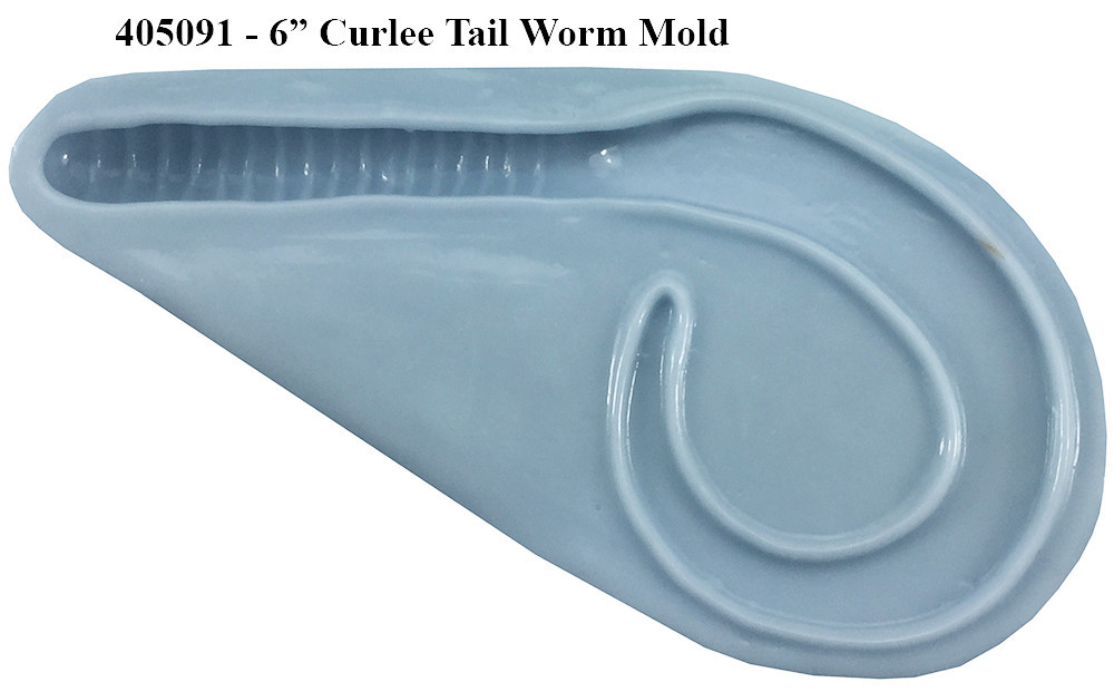 Barlows Curlee Tail Worm Molds