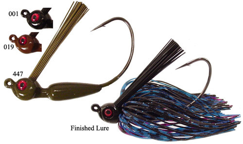 Barlows Hidden Lead Jig Head - Painted