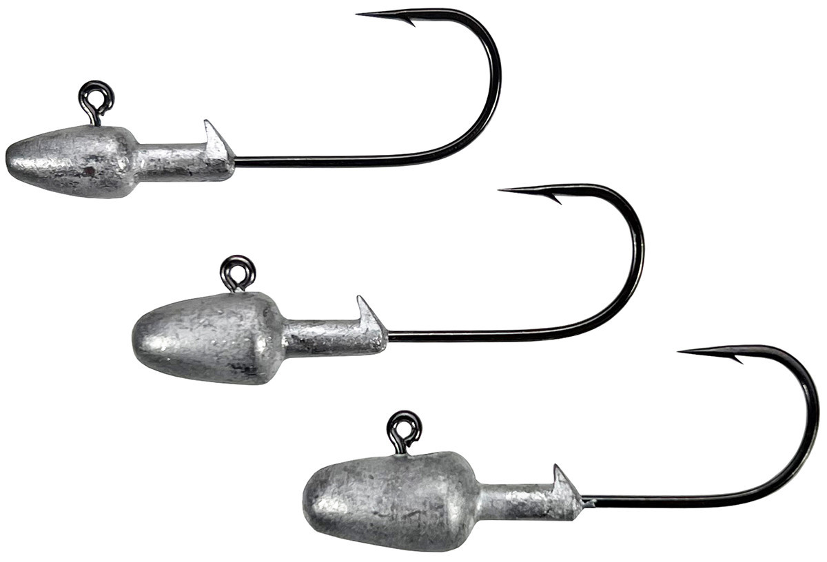 Barlows Bullet Jig Heads with Gamakatsu Hook