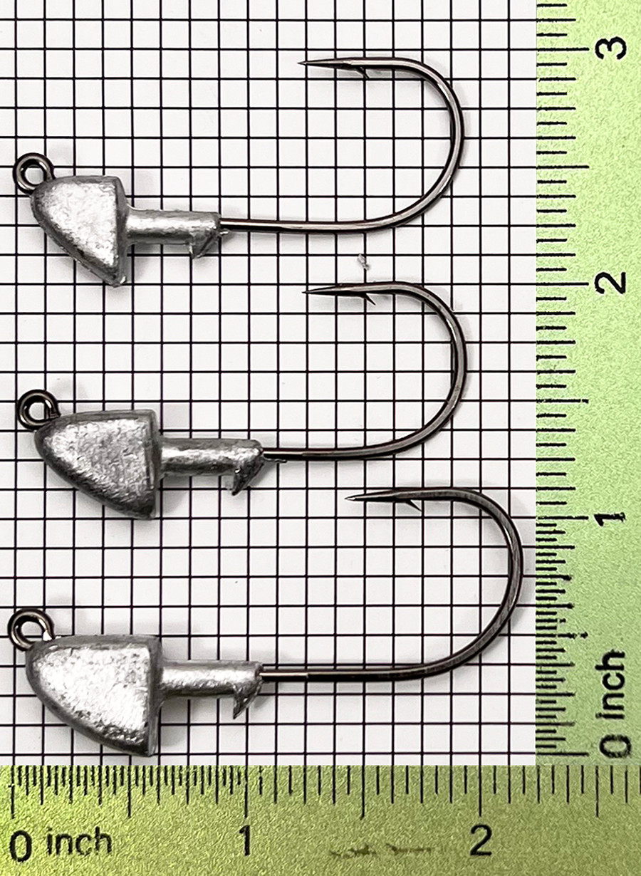 Barlows Umbrella Rig Jig Heads - Unpainted