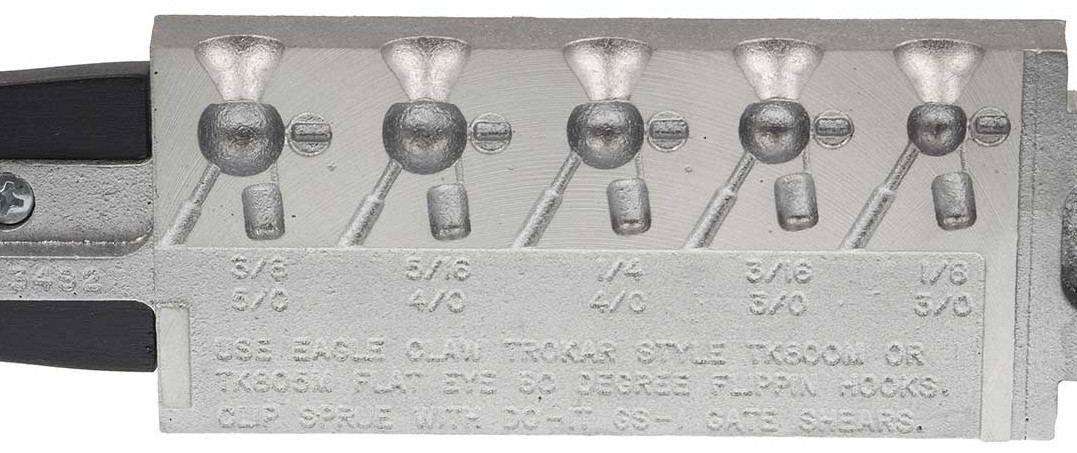 Do-It Molds Do-It Screw-Loc Trokar Round Head Jig Mold Do-It Molds Do-It Screw-Loc Trokar Round Head Jig Mold