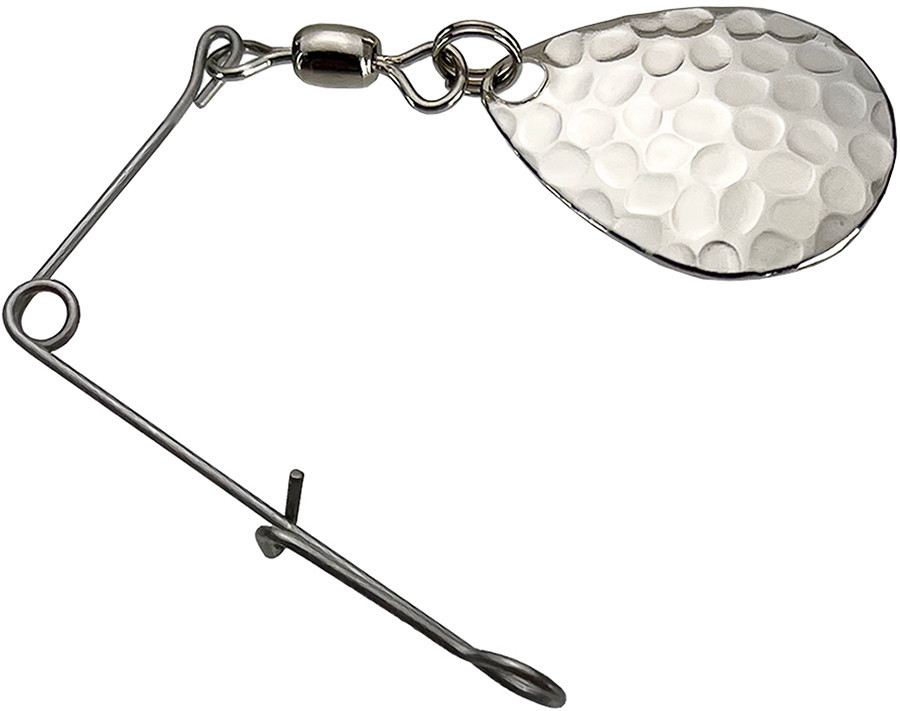 Jig Spinners - Hammered Nickel - Barlow's Tackle