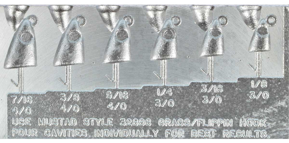 Do-It Molds Do-It Shad Head Jig Mold with Wire Keeper Do-It Molds Do-It Shad Head Jig Mold with Wire Keeper