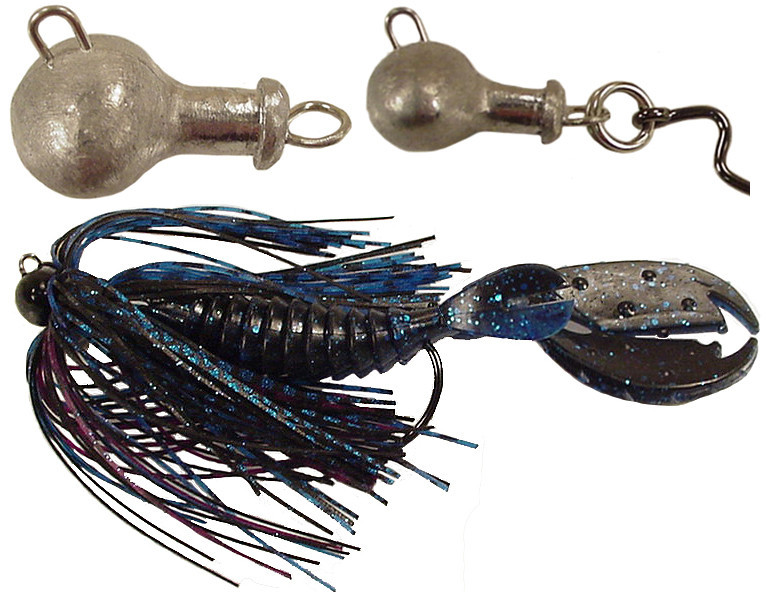 Barlows Swing Hook Football Jig Head with Skirt Collar Without a Hook Barlows Swing Hook Football Jig Head with Skirt Collar Without a Hook