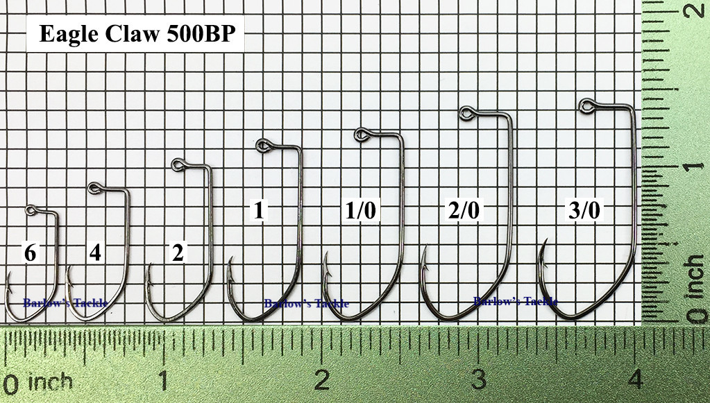 Eagle Claw Hooks Eagle Claw Jig Hooks Style  500BP - Lil' Nasty  Sizes 6 - 4/0
