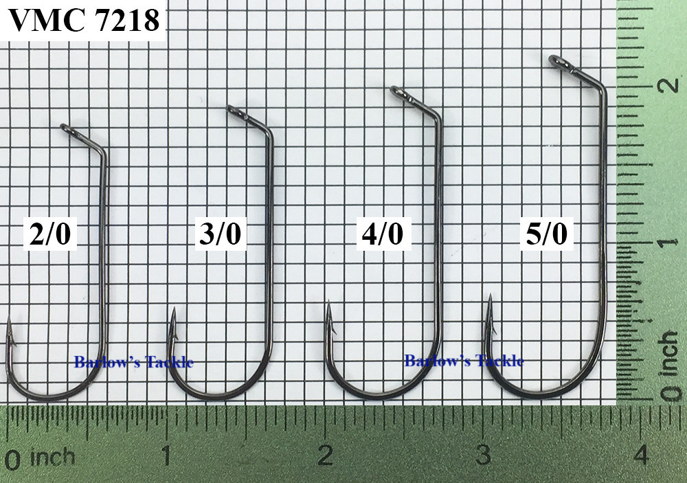 VMC Hooks VMC 7218BN Jig Hook Sizes 2/0 - 5/0