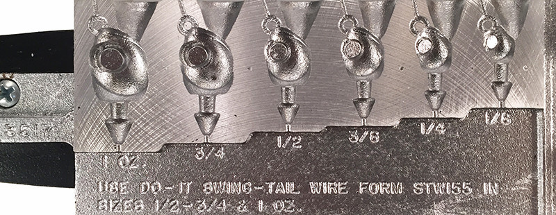 Do-It Molds Do-It Poison Swingtail Jig Mold Do-It Molds Do-It Poison Swingtail Jig Mold