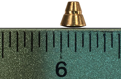 Brass Lure Body - Style B Wt. 0.03 oz.  Brass Lure Body - Style B Wt. 0.03 oz.