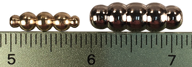 Brass Lure Body - Style N Wts. 0.115 & 0.40 oz.  Brass Lure Body - Style N Wts. 0.115 & 0.40 oz.
