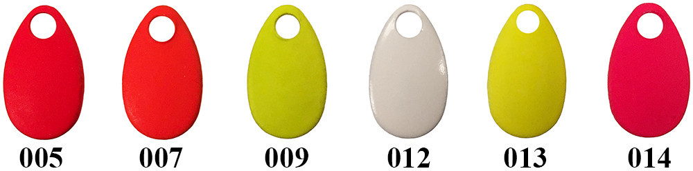  Painted Indiana Blades - Sizes 00 & 0