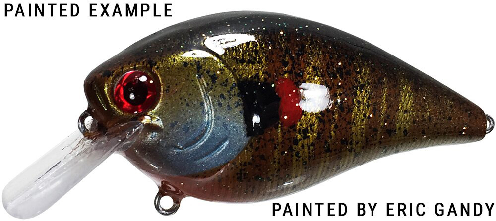  Square Bill Lure Body - Shallow Diver 1/2oz. - 3.25" Long