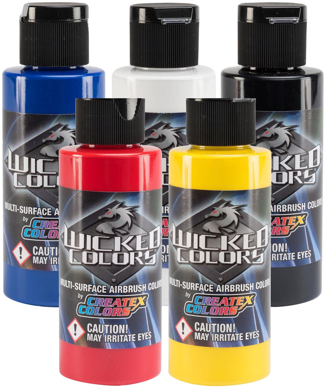  Createx Airbrush Paint Wicked Transparent Colors