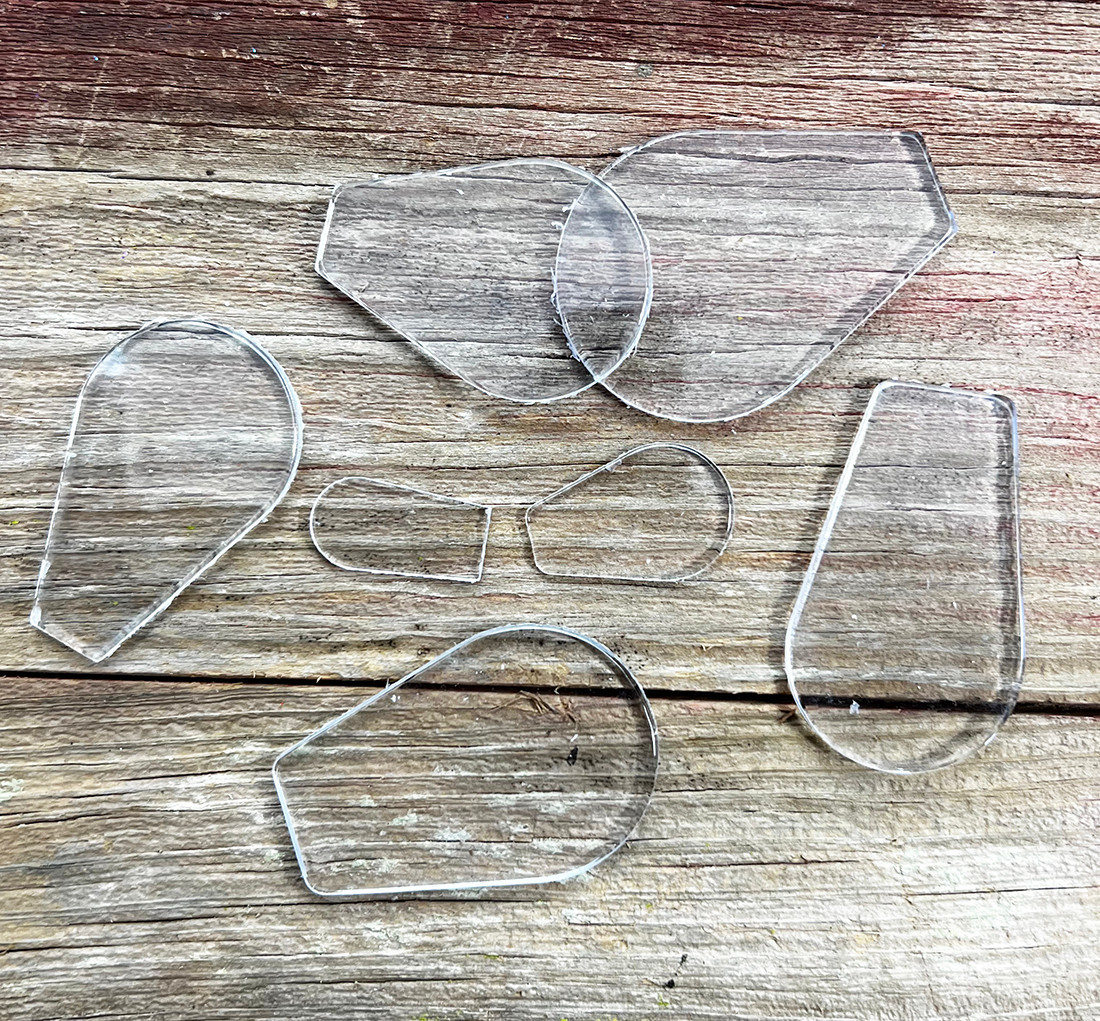 Polycarbonate Lure Lips Rounded Shape - Barlow's Tackle