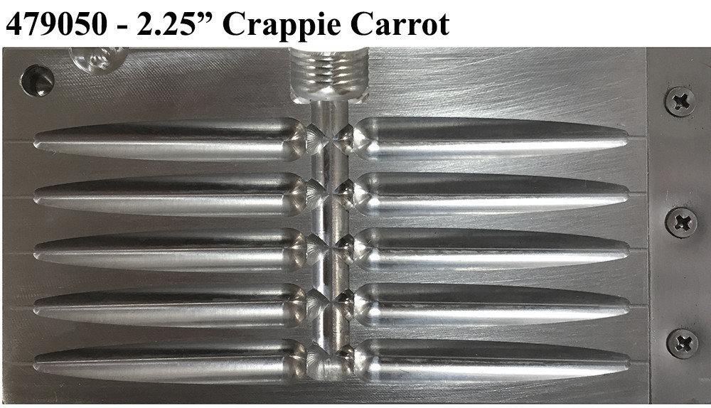 Do-It CNC Crappie Carrot Worm Molds - Barlow's Tackle