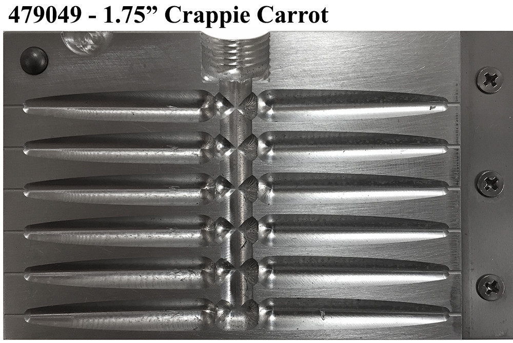 Do-It Molds Do-It CNC Crappie Carrot Worm Molds Do-It Molds Do-It CNC Crappie Carrot Worm Molds