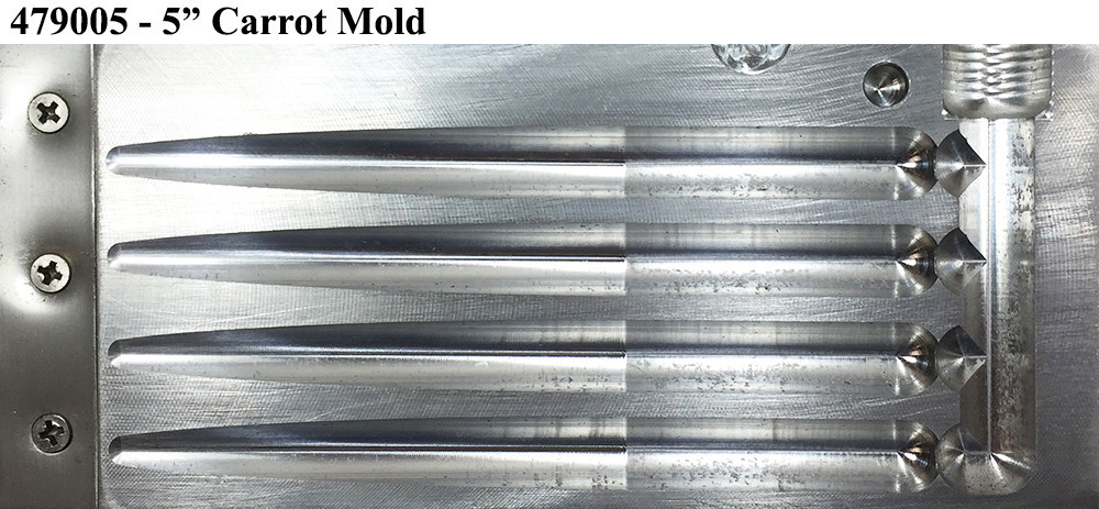 Do-It Molds Do-It CNC Carrot Worm Molds Do-It Molds Do-It CNC Carrot Worm Molds