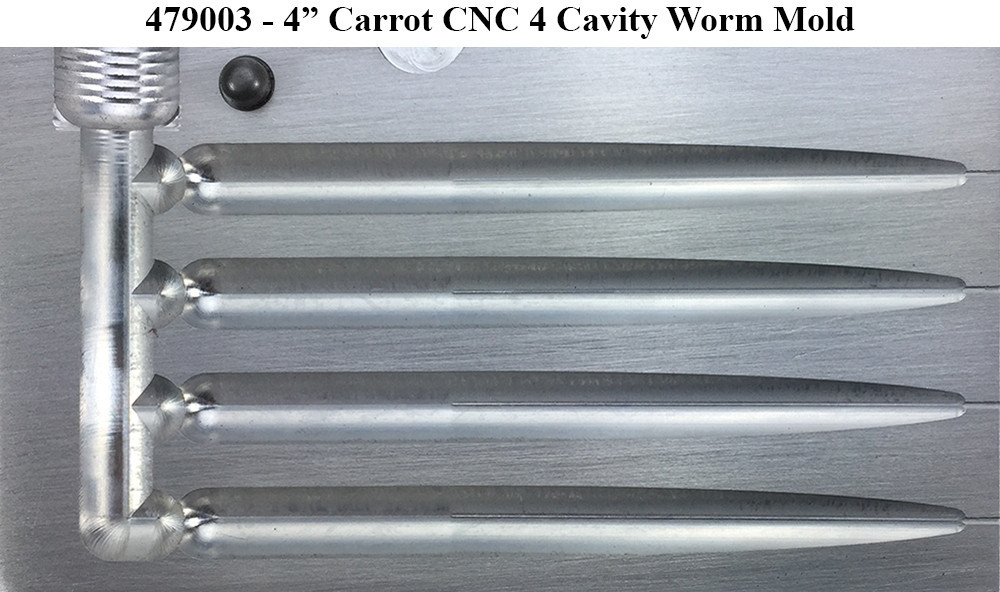 Do-It Molds Do-It CNC Carrot Worm Molds Do-It Molds Do-It CNC Carrot Worm Molds