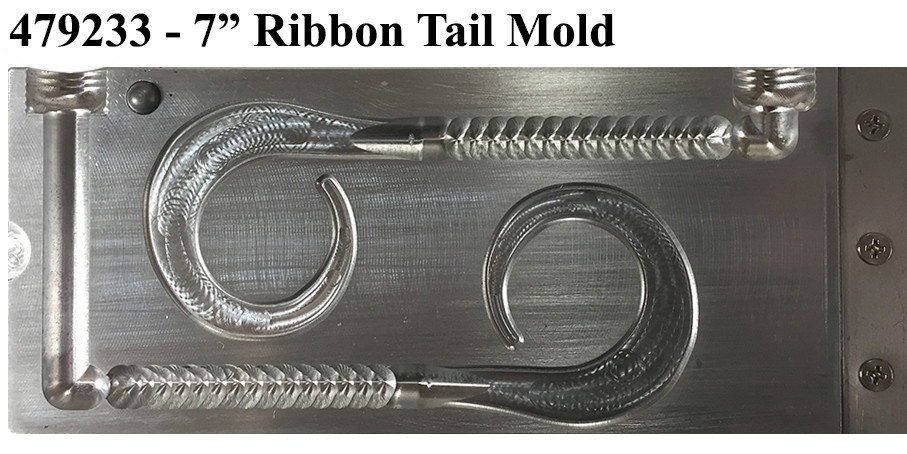 Do-It Molds Do-It CNC Ribbon Tail Worm Molds Do-It Molds Do-It CNC Ribbon Tail Worm Molds