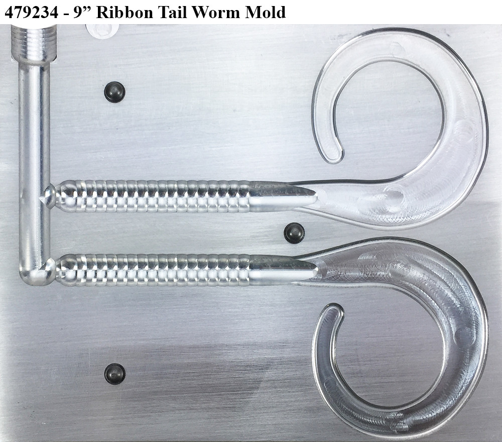 Do-It Molds Do-It CNC Ribbon Tail Worm Molds Do-It Molds Do-It CNC Ribbon Tail Worm Molds