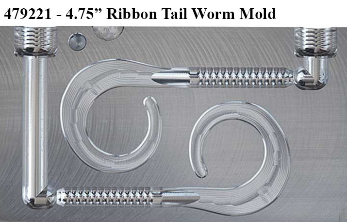 Do-It Molds Do-It CNC Ribbon Tail Worm Molds Do-It Molds Do-It CNC Ribbon Tail Worm Molds