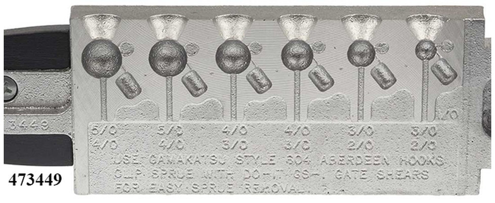 Do-It Molds Do-It Screw-Loc Shake It Jig Mold with Regular Eye Do-It Molds Do-It Screw-Loc Shake It Jig Mold with Regular Eye