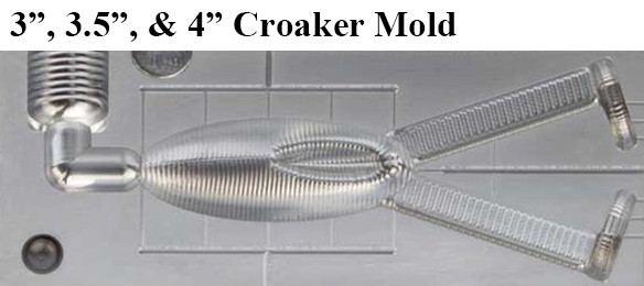 Do-It Molds Do-It CNC Caney Creek Croaker Frog Molds Do-It Molds Do-It CNC Caney Creek Croaker Frog Molds