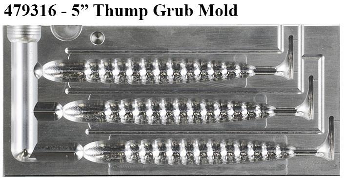 Do-It Molds Do-It CNC Thump Grub Worm Molds