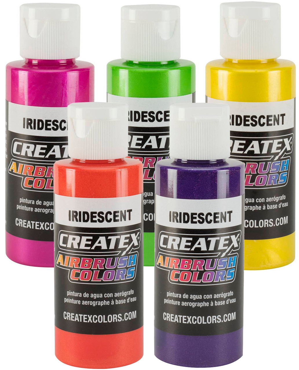  Createx Airbrush Paint Iridescent Colors