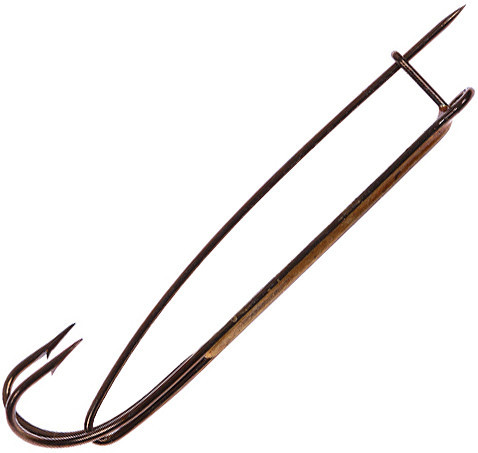 Mustad 7904 BR Double Live Bait / Liver Hook - Barlow's Tackle