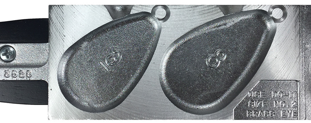 Do-It Molds Do-It No Roll Sinker Molds with Brass Eye